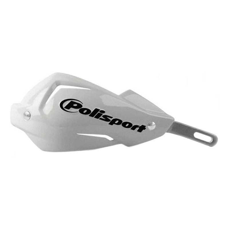 Protège-Mains POLISPORT Touquet Blanc + Kit de Montage Universel