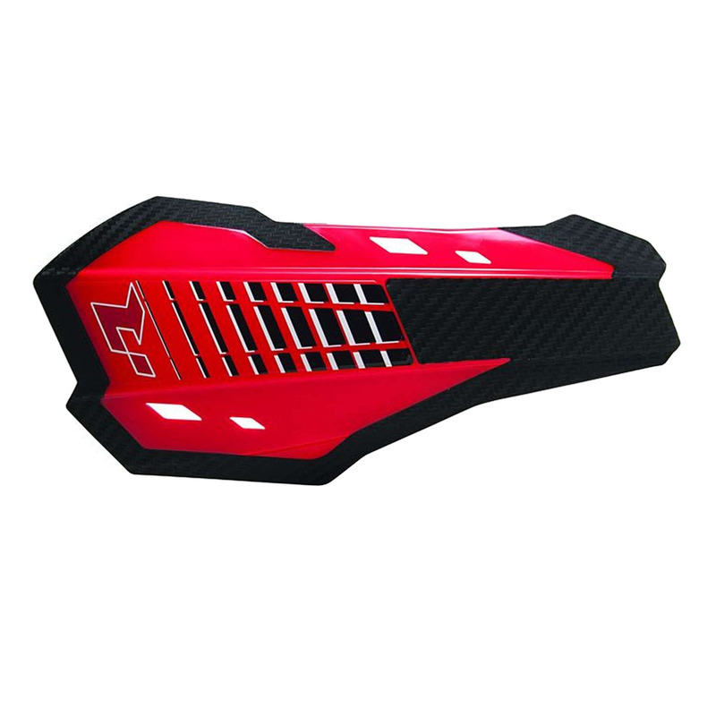 Protège-Mains RTECH HP2 Rouge avec Kit de Montage