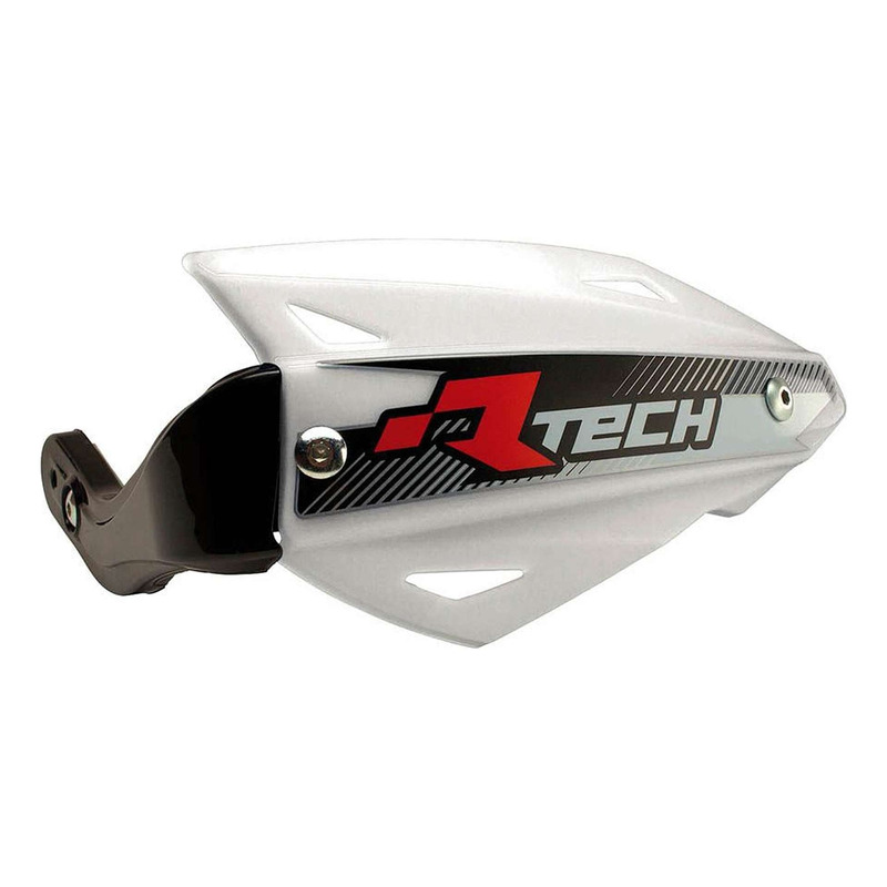 ProtÃ¨ge-Mains RTECH Vertigo Blanc pour Quads avec Kit de Montage