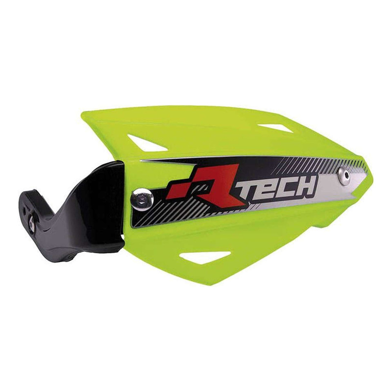 ProtÃ¨ge-Mains RTECH Vertigo Jaune Fluo pour Quads avec Kit de Montage
