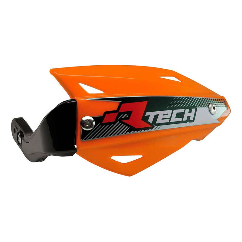 ProtÃ¨ge-Mains RTECH Vertigo Orange pour Quads avec Kit de Montage