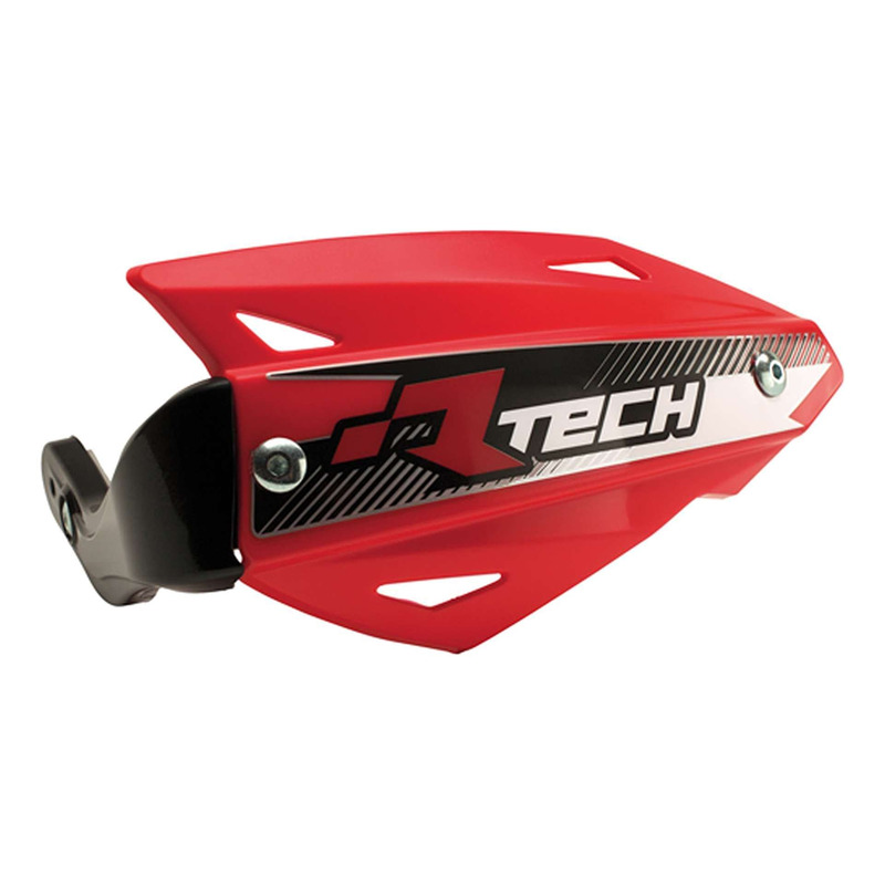 ProtÃ¨ge-Mains RTECH Vertigo Rouge pour Quads avec Kit de Montage