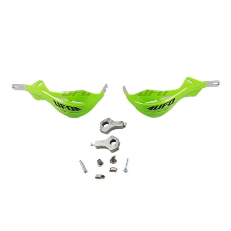 Protège-mains UFO Alu guidon Ø22mm vert (vert KX)