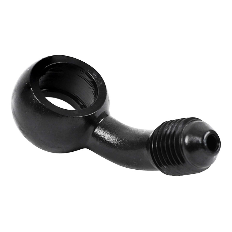 Raccord Banjo noir 1tek Ø M10x125 angle 45°