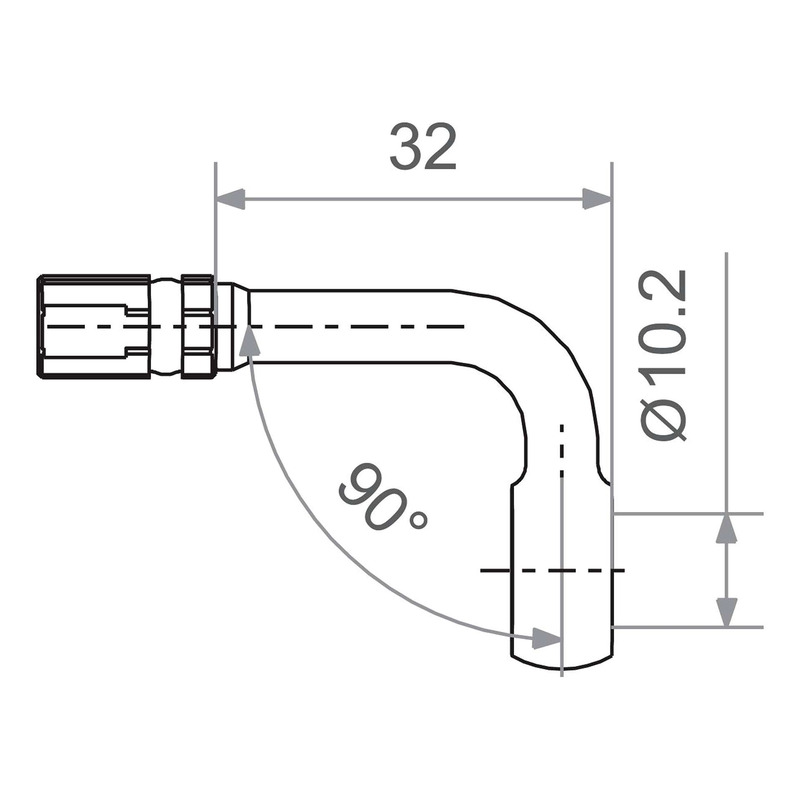 Raccord banjo TRW Varioflex M10 90° horizontal noir