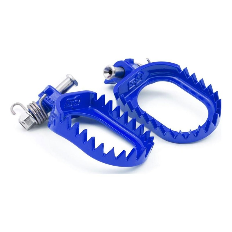 Repose-pied racing S3 Punk acier bleu pour Beta RR 250 / Gas Gas EC 25