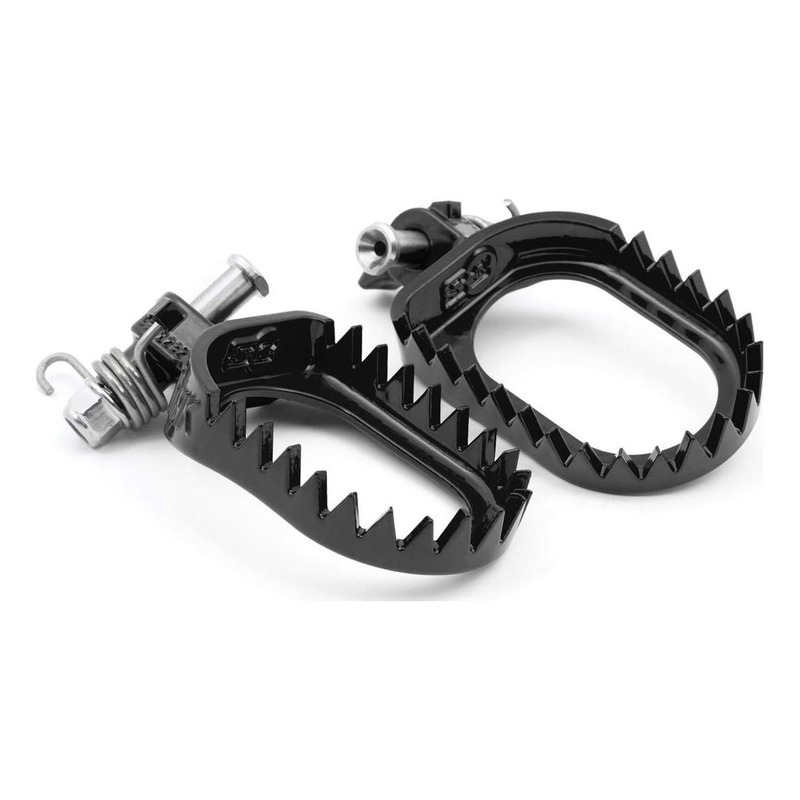Repose-pied racing S3 Punk acier noir pour Sherco 125 / 250 SE-R