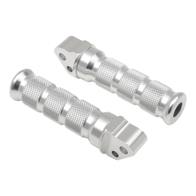 Repose-pieds arrières argentés EMGO pour Suzuki GSX-R 1300 99-03