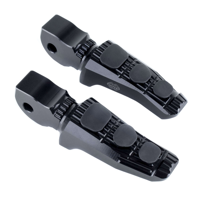 Repose-pieds arrières Gilles Tooling UF20 Touring Ducati Desert X 950 22-24 aluminium noir