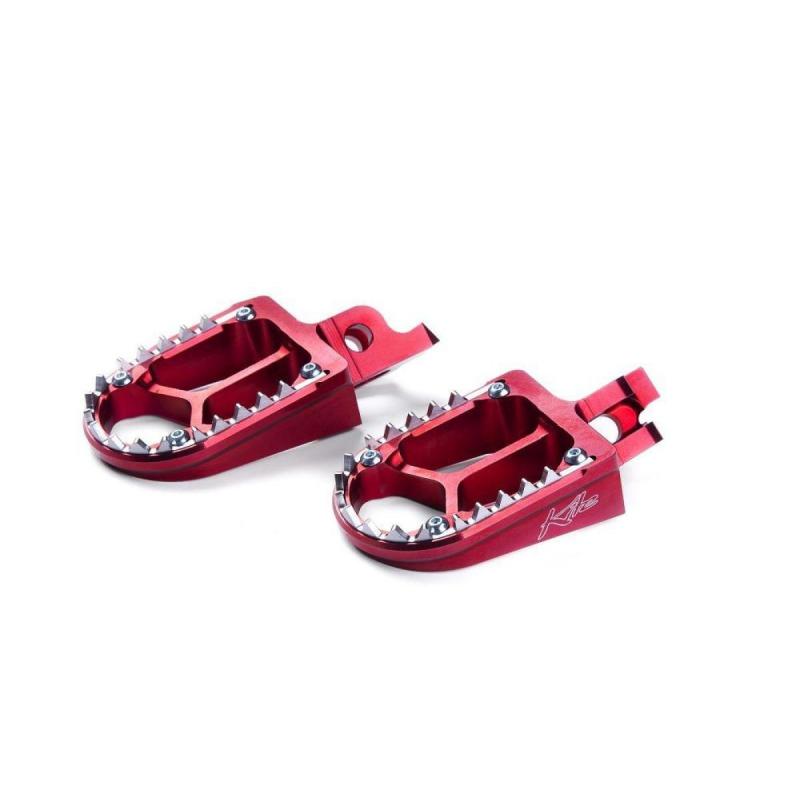 Repose pieds Kite Suzuki 450 RM-Z 08-09 rouge