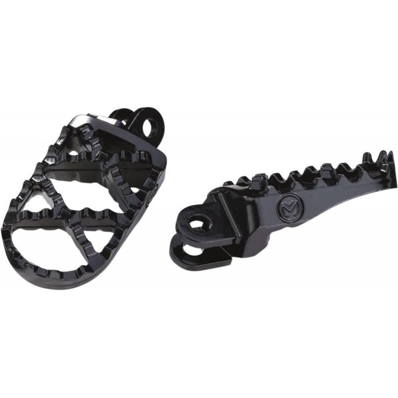 Repose-pieds Moose Racing Onyx KTM 125Sx 98-15 inox noir