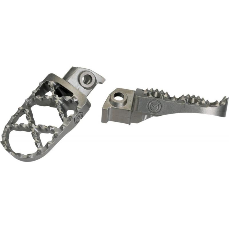 Repose-pieds Moose Racing Pro Honda CRF 50F 00-16 inox