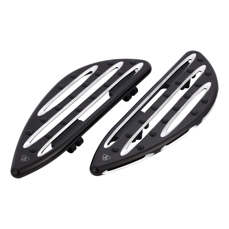 Repose pieds plateau usiné Arlen Ness pilote Harley Davidson Road kin