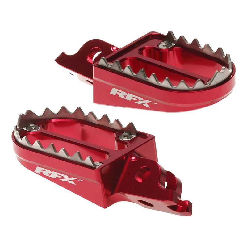 Repose-Pieds RFX Pro SÃ©rie 2 en Aluminium AnodisÃ© Rouge pour Beta RR