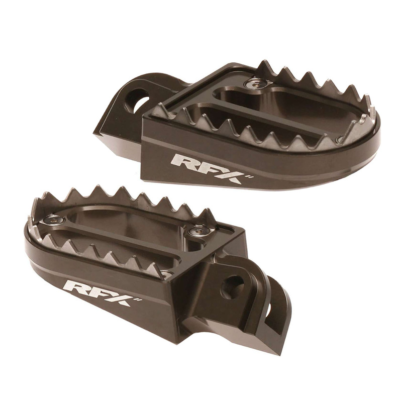 Repose-Pieds RFX Pro Série 2 Factory en Aluminium Anodisé Magnésium