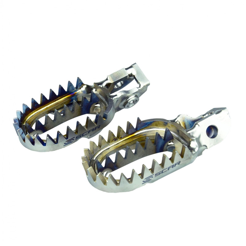 Repose Pieds SCAR Gripper en Titane pour Yamaha 450 YZF 23-24