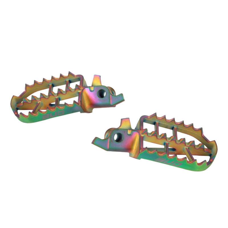Repose-Pieds Titane BUD RACING pour Kawasaki 85 KX 02-24