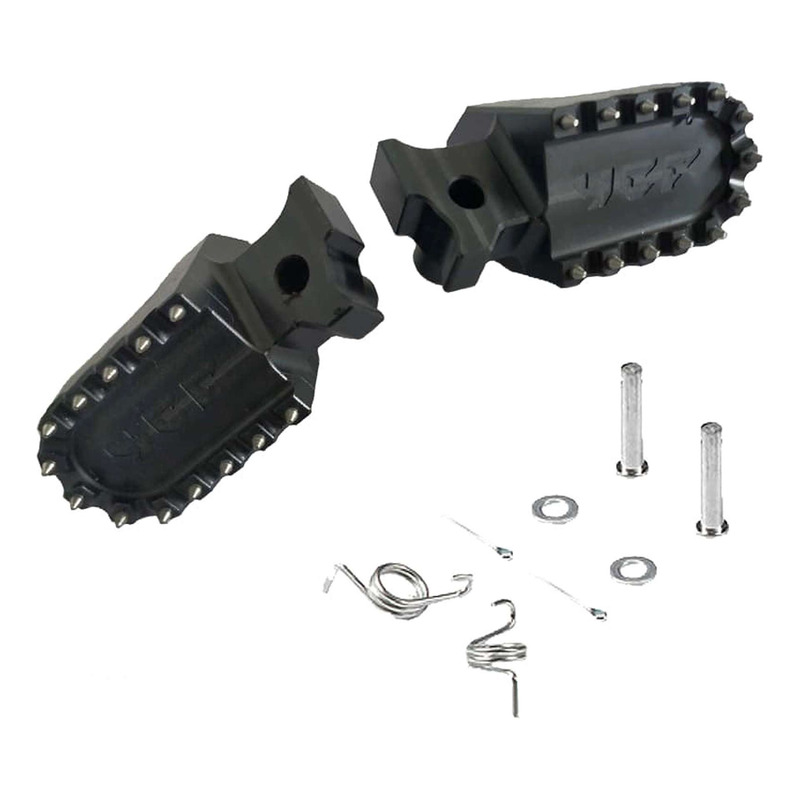 Repose-Pieds YCF en Téflon Noir Type Supermotard