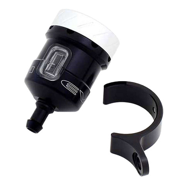 Réservoir de liquide de frein embrayge Evotech noir/alu hublot 15ml T