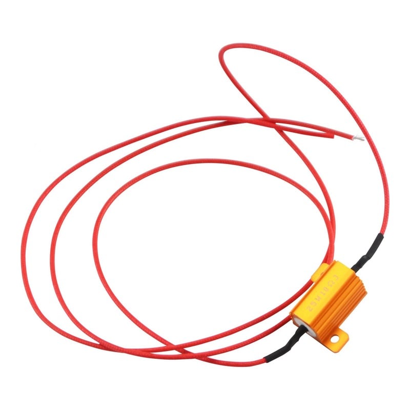 Résistance pour clignotants à Led 25W 10 Ohms