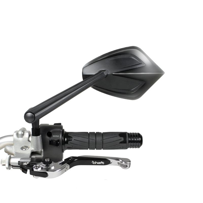 Rétroviseur Chaft Kicking homologué reversible noir