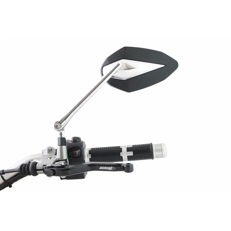 Rétroviseur Chaft Only réversible satin/noir