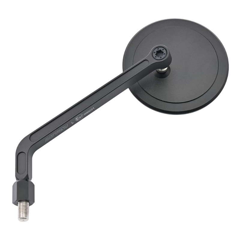 Rétroviseur Daytona D-Mirror-21 aluminium rond plat gauche