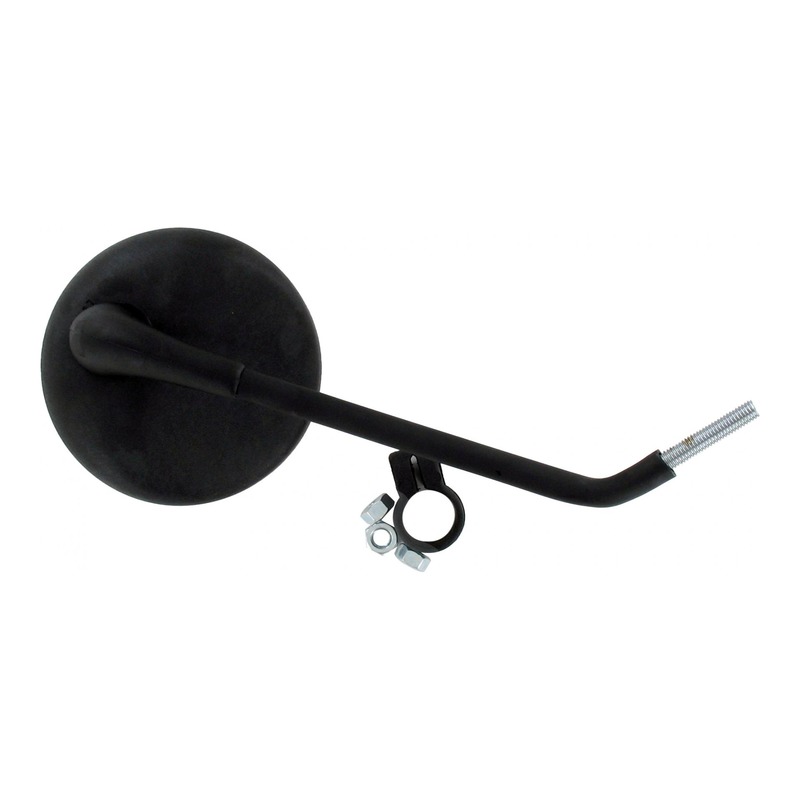 Rétroviseur rond noir 1Tek Ø 102mm universel