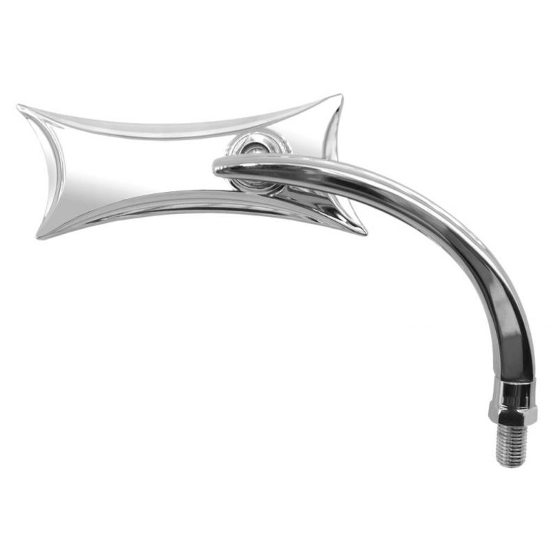 Rétroviseur Vicma droit Custom rectangulaire chrome