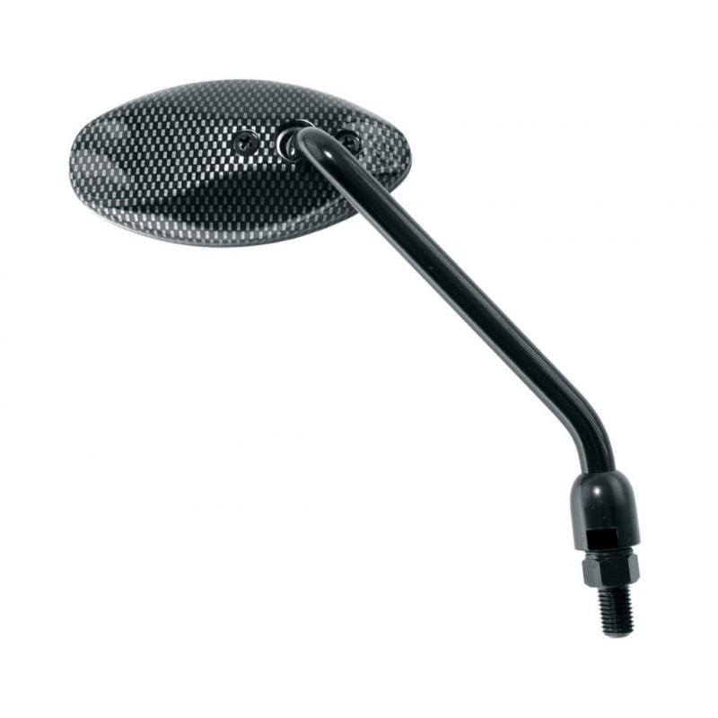 Rétroviseur Vicma droit M10 ovale carbone