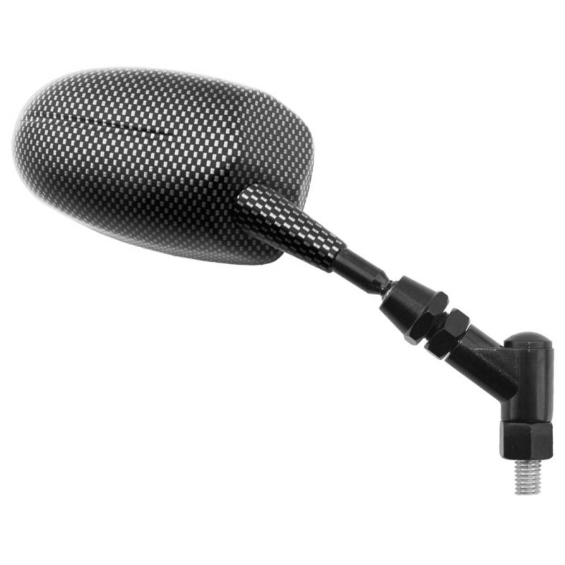 Rétroviseur Vicma droit ovale F1 carbone mat