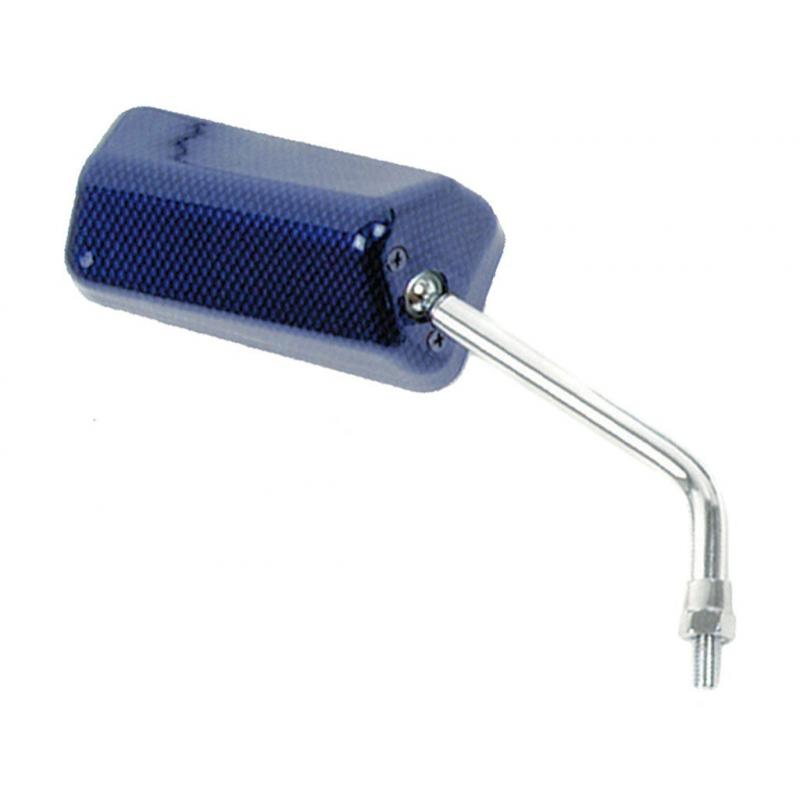 Rétroviseur Vicma droit rectangulaire F1 carbone bleu