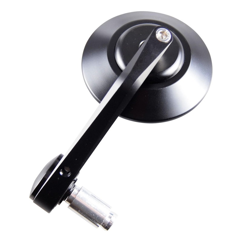 Rétroviseurs Tun'r Classic noir fixation embout de guidon.