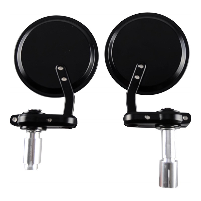Rétroviseurs Tun'r Rockers noir fixation embout de guidon.
