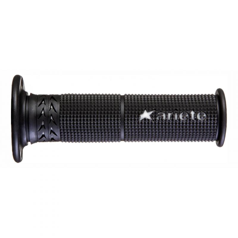 Revêtement de poignées Ariete superbike souple blanc/noir