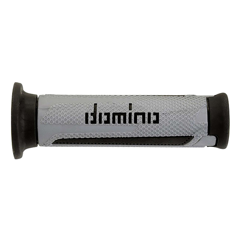 RevÃªtement de poignÃ©es Domino A350 gris/noir 120 mm - embout ouvert