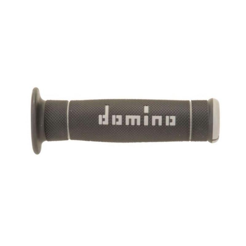 Revêtements de poignées Domino A240 Trial 125mm - Noir/Gris