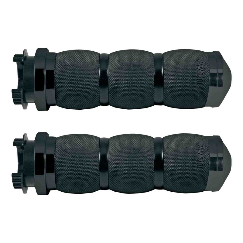 Revêtements Avon Grips Air MT Cushion noir avec 2 bagues support de câble Bonneville T100 03-18