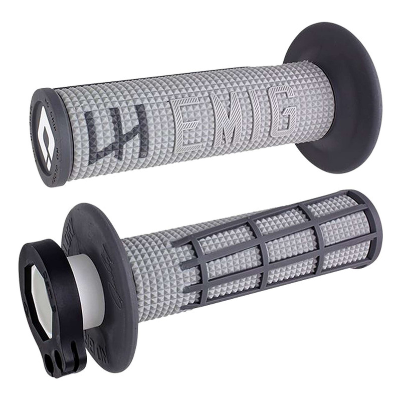 Revêtements de poignées ODI - Emig 2.0 Lock-On - Gris