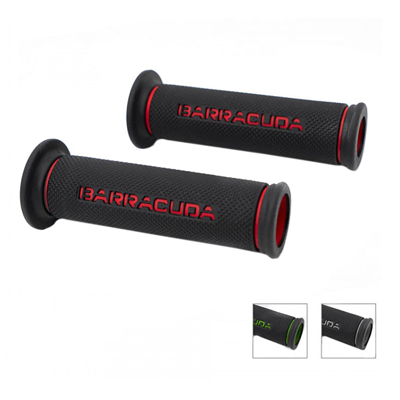 Revêtements de poignées Barracuda Racing Grips rouge