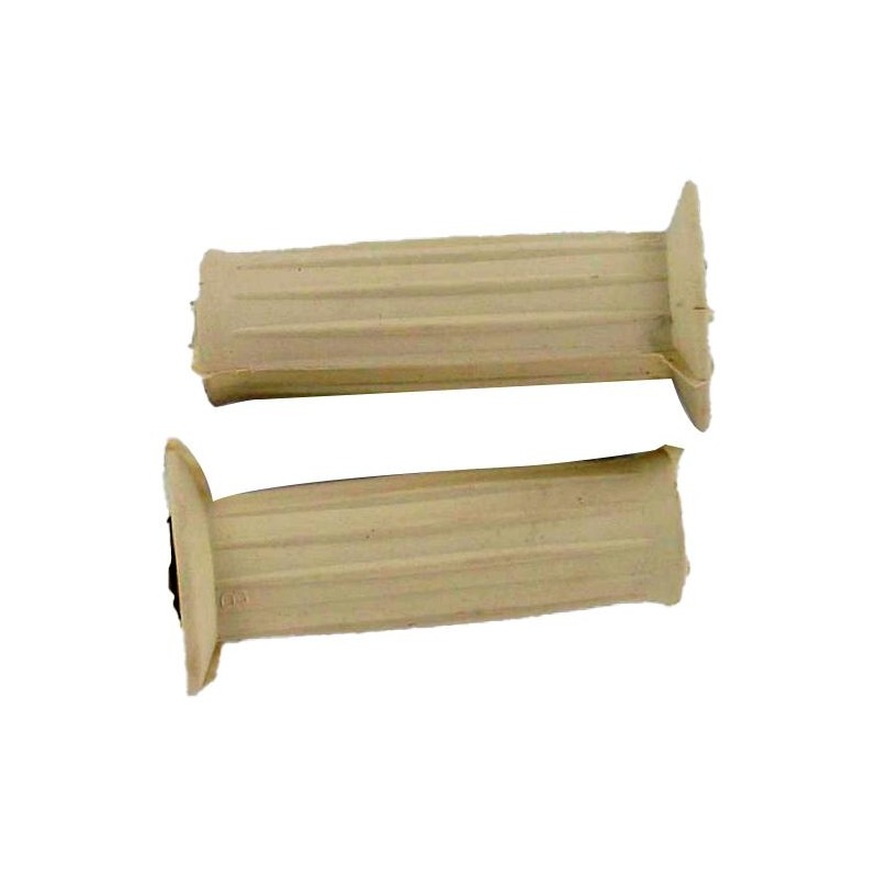 Revêtements de poignées beige type origine pour MBK / Motobecane