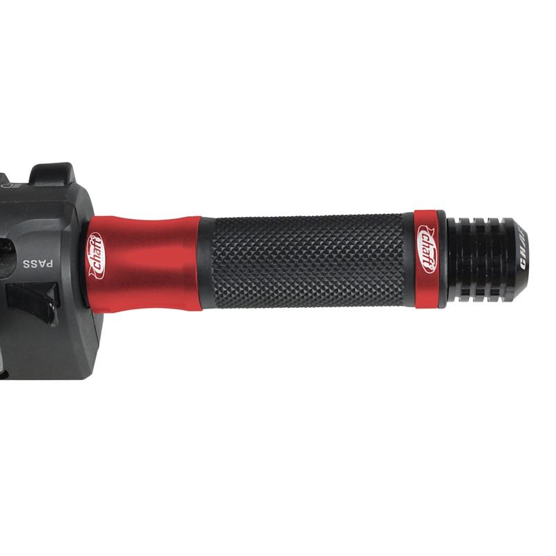 Revêtements de poignées Chaft Bridge rouges