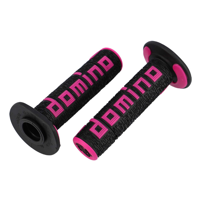 RevÃªtements de poignÃ©es Domino A360 noir/rose