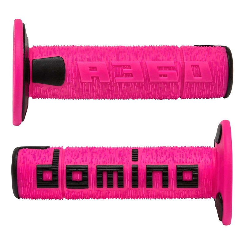 RevÃªtements de poignÃ©es Domino A360 rose/noir