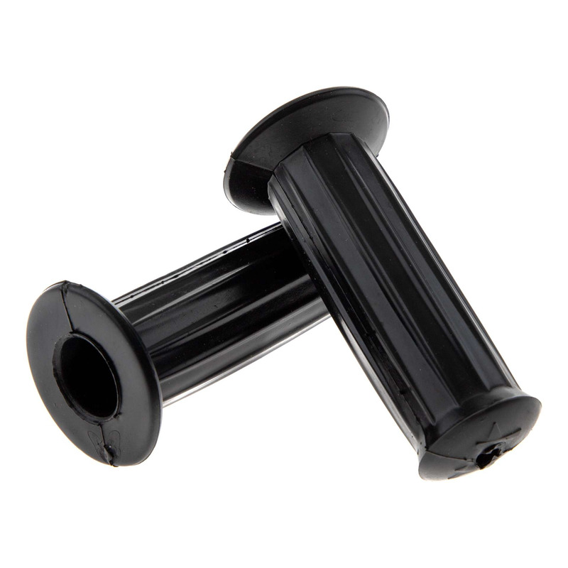 Revêtements de poignées noirs avec logo Motobécane