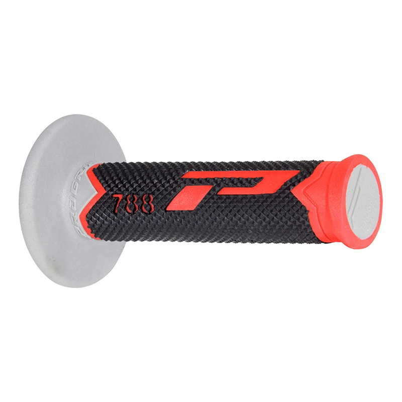 Revêtements de Poignées Progrip 788 gris/noir/rouge