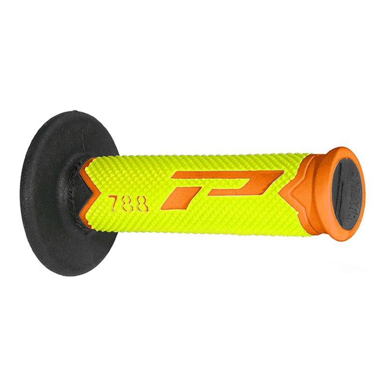 Revêtements de Poignées PROGRIP 788 Orange Fluo / Jaune Fluo / Noir
