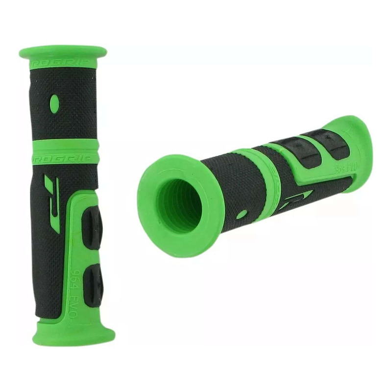 RevÃªtements de PoignÃ©es PROGRIP 964 EVO Vert / Noir Ã  22mm