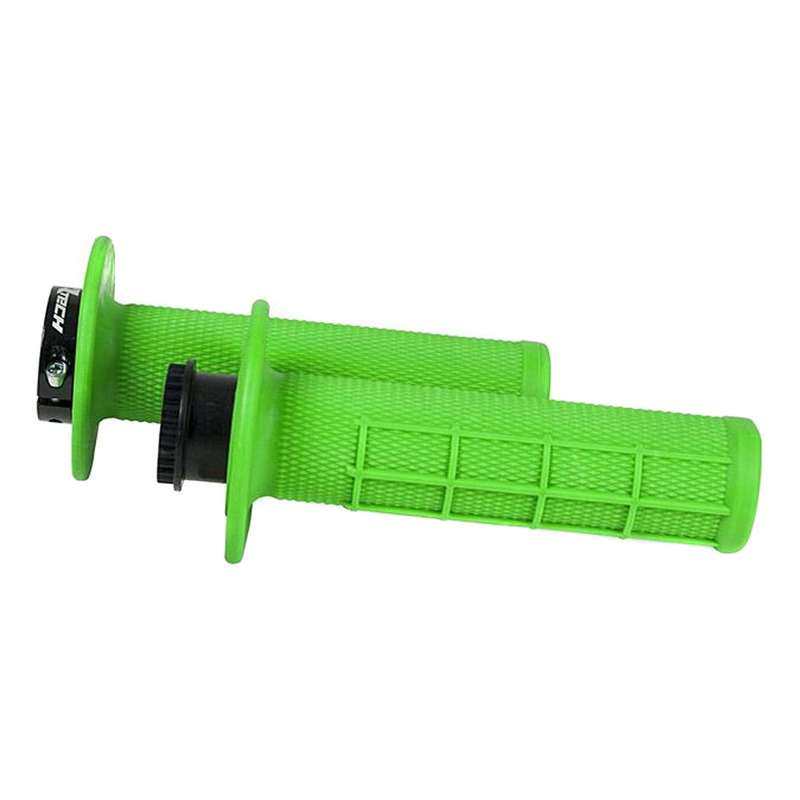 RevÃªtements de PoignÃ©es RTECH R20 Semi-GaufrÃ© Lock-On vert Fluo