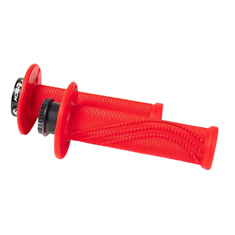 RevÃªtements de PoignÃ©es RTECH R20 Wave Lock-On Rouge Fluo
